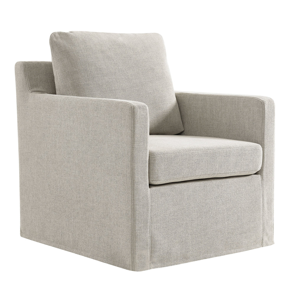 Serene Fabric Slipcovered Swivel Armchair by Modway | Armchairs | Modishstore - 2
