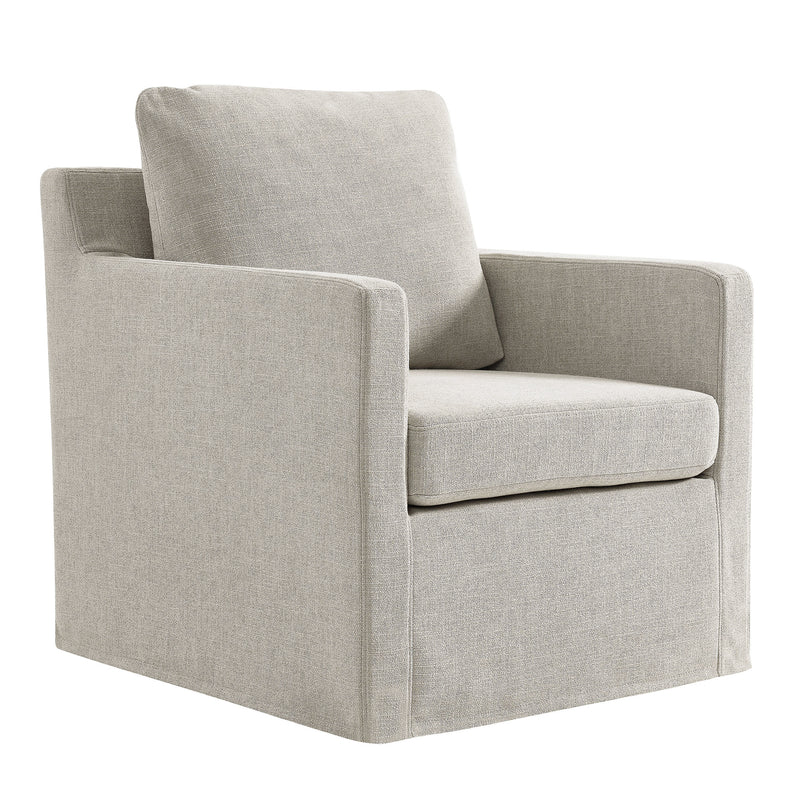 Serene Fabric Slipcovered Swivel Armchair by Modway | Armchairs | Modishstore - 2