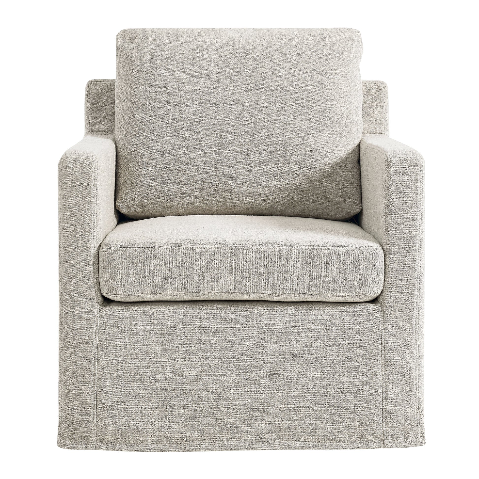 Serene Fabric Slipcovered Swivel Armchair by Modway | Armchairs | Modishstore - 5