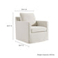 Serene Fabric Slipcovered Swivel Armchair by Modway | Armchairs | Modishstore - 27