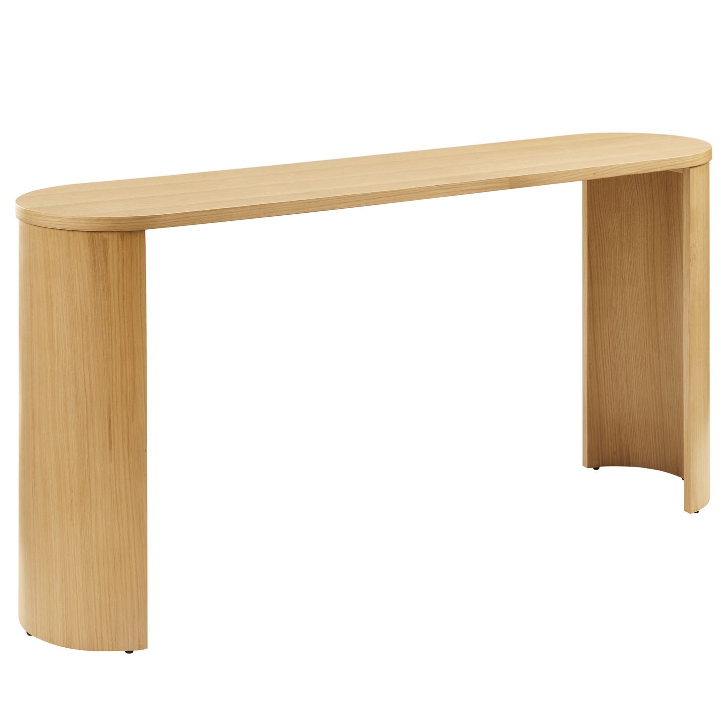 Aspect Oval Wood Entryway Console Table by Modway | Console Tables | Modishstore - 2