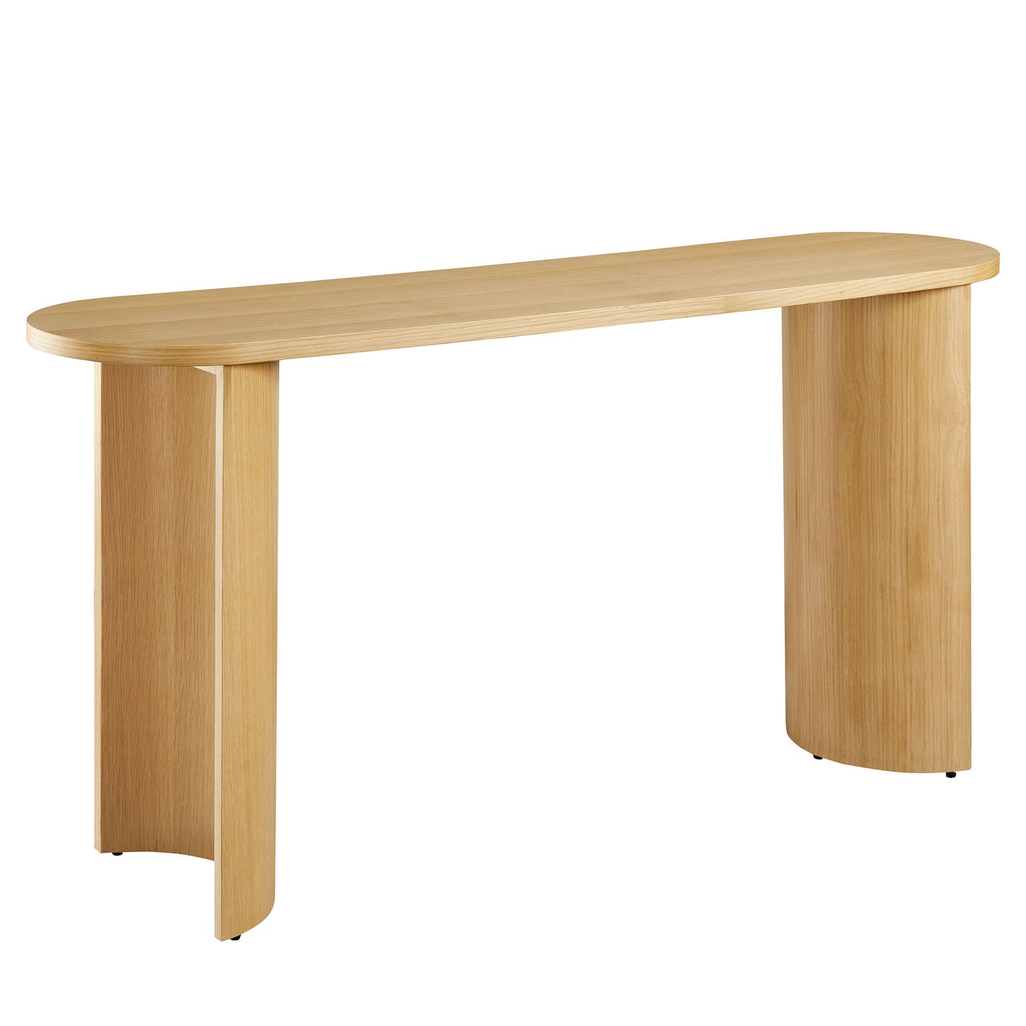 Aspect Oval Wood Entryway Console Table by Modway | Console Tables | Modishstore - 3