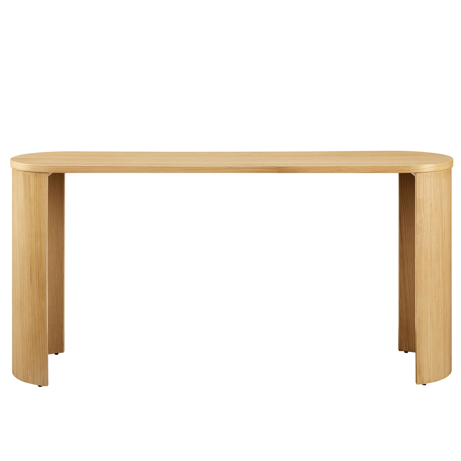 Aspect Oval Wood Entryway Console Table by Modway | Console Tables | Modishstore - 5