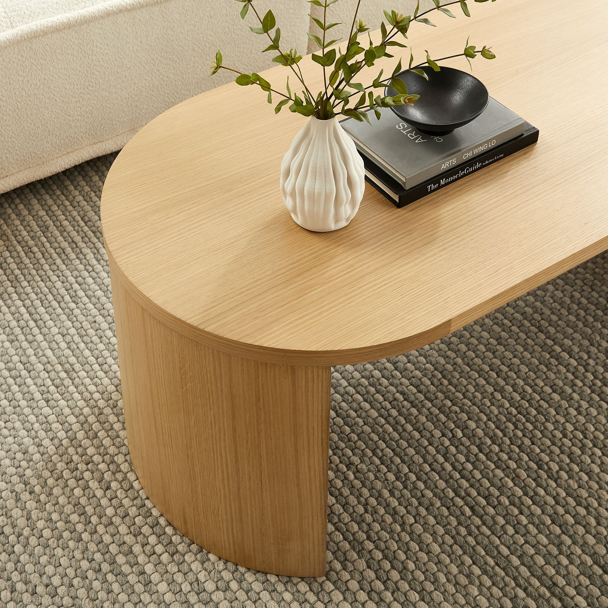 Aspect Oval Wood Entryway Console Table by Modway | Console Tables | Modishstore - 9