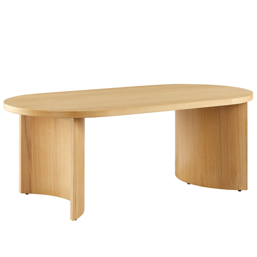 Aspect Oval Wood Coffee Table by Modway | Coffee Tables | Modishstore - 3