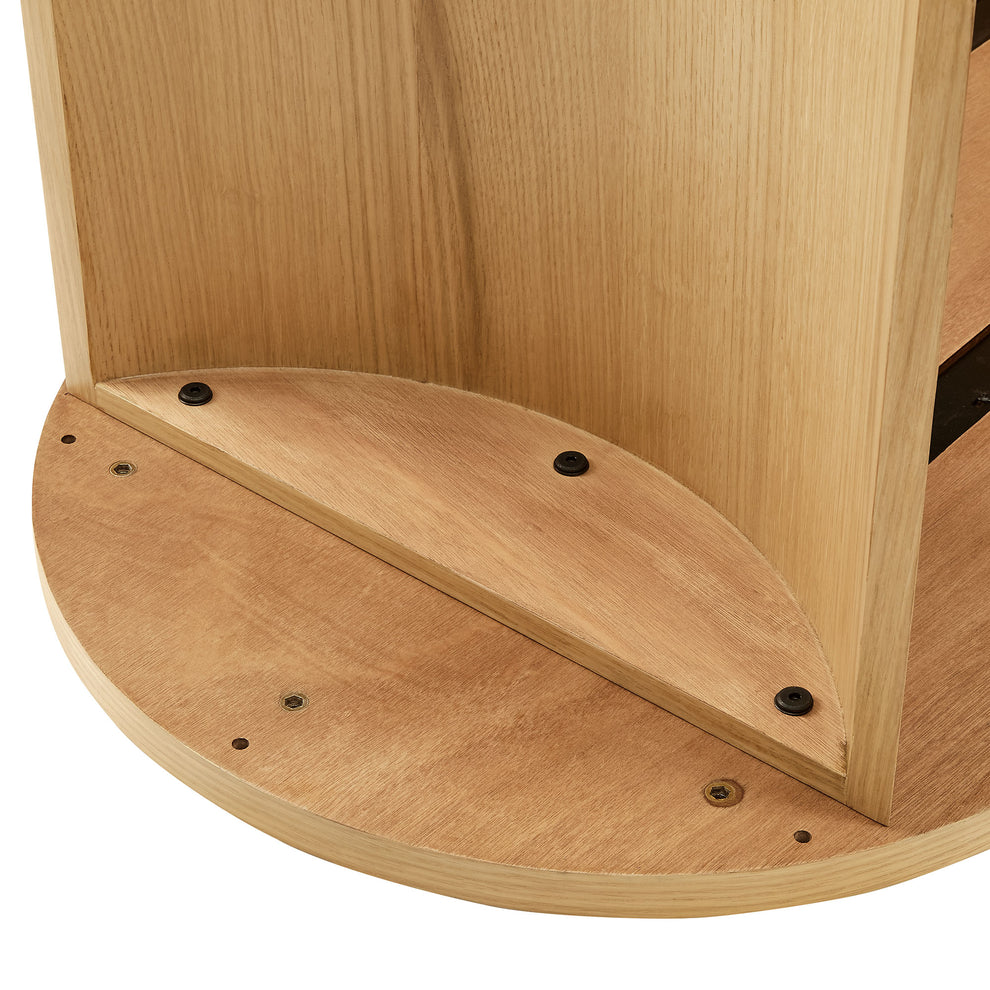 Aspect Oval Wood Coffee Table by Modway | Coffee Tables | Modishstore - 7