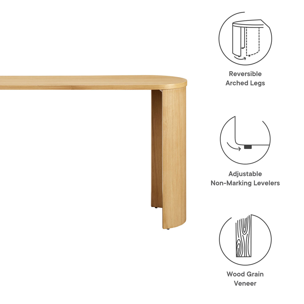 Aspect Oval Wood Coffee Table by Modway | Coffee Tables | Modishstore - 9