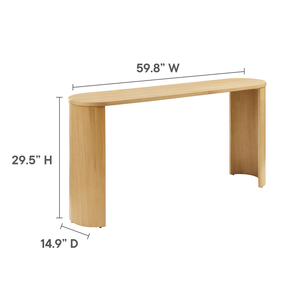 Aspect Oval Wood Coffee Table by Modway | Coffee Tables | Modishstore - 10