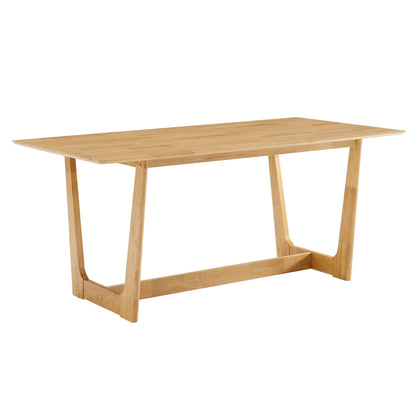 Solara 71" Rectangle Wood Dining Table by Modway | Dining Tables | Modishstore - 2