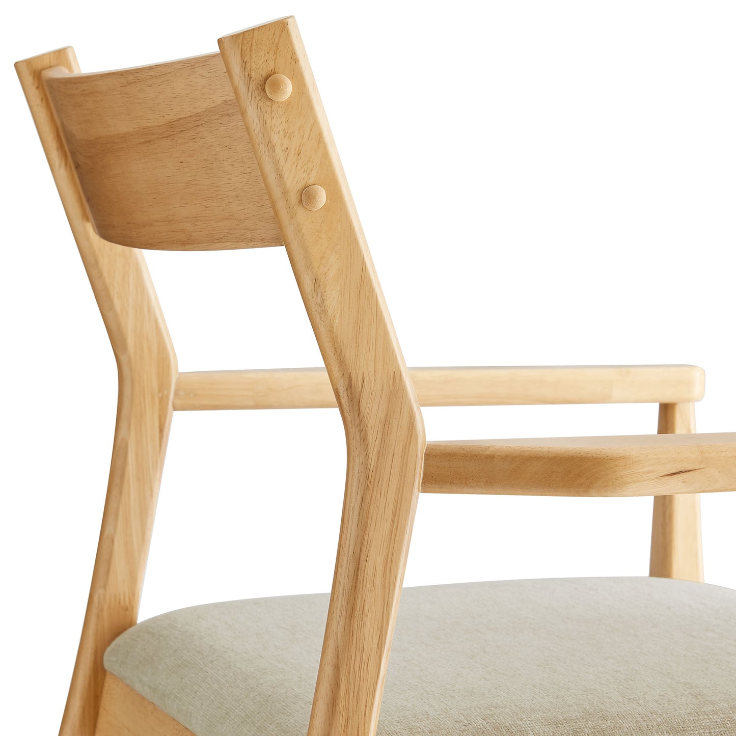 Solara Fabric Wood Dining Armchairs Set of 2 by Modway | Dining Chairs | Modishstore - 7