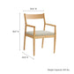 Solara Fabric Wood Dining Armchairs Set of 2 by Modway | Dining Chairs | Modishstore - 10