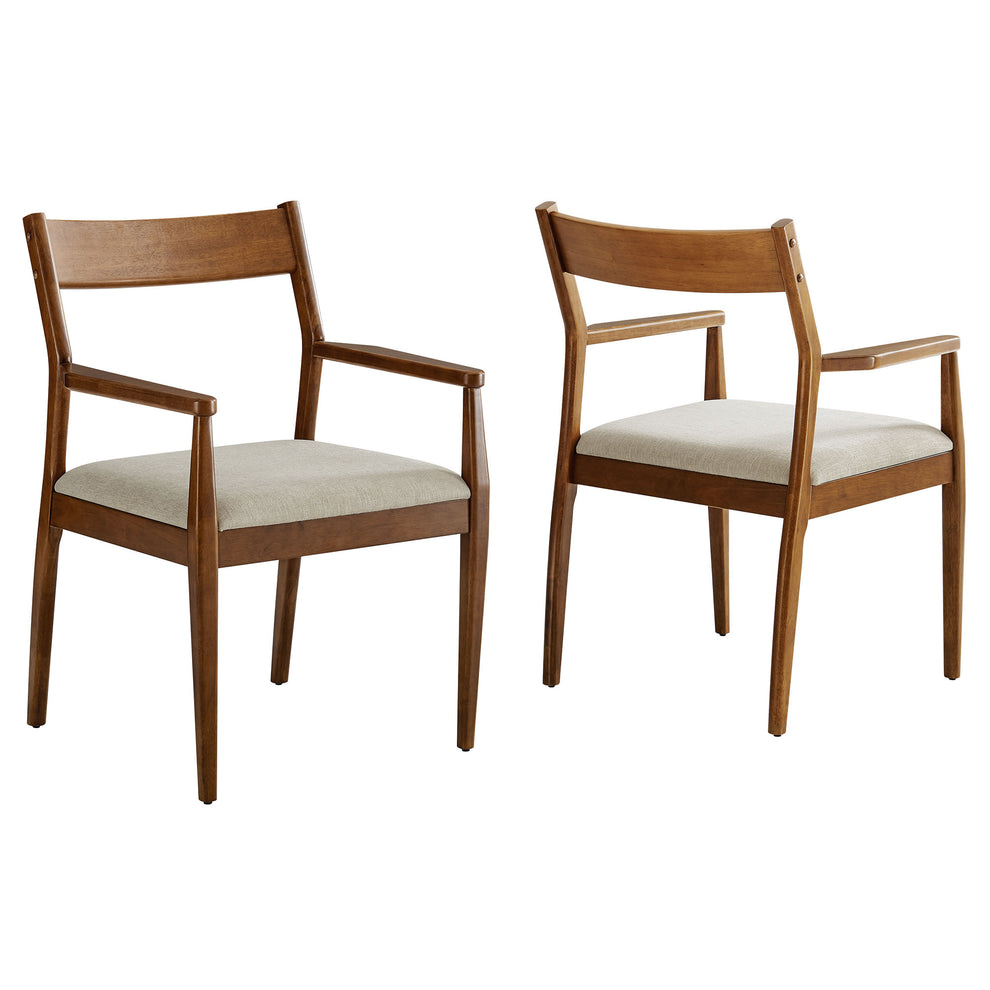 Solara Fabric Wood Dining Armchairs Set of 2 by Modway | Dining Chairs | Modishstore - 11