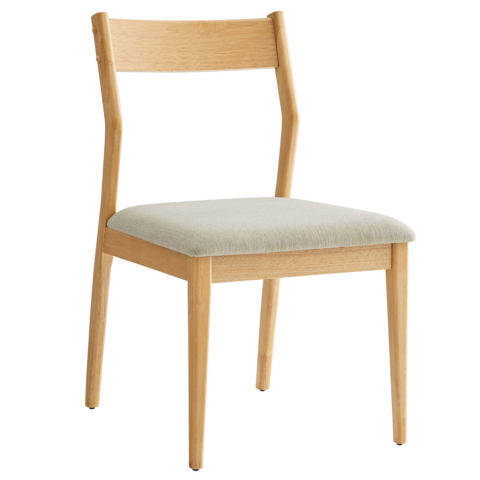 Solara Fabric Wood Dining Side Chairs Set of 2 by Modway | Dining Chairs | Modishstore - 3