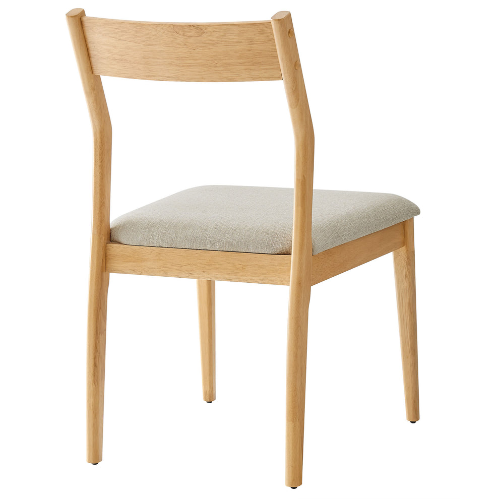 Solara Fabric Wood Dining Side Chairs Set of 2 by Modway | Dining Chairs | Modishstore - 5