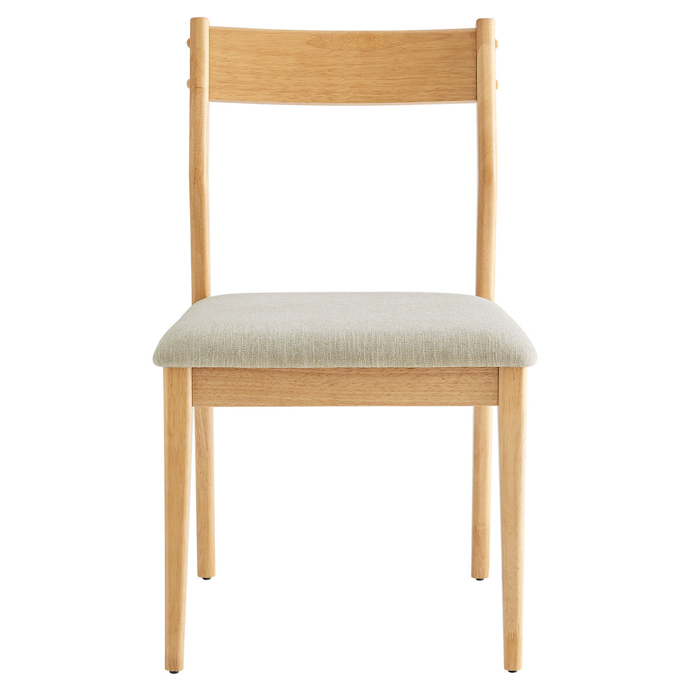Solara Fabric Wood Dining Side Chairs Set of 2 by Modway | Dining Chairs | Modishstore - 6