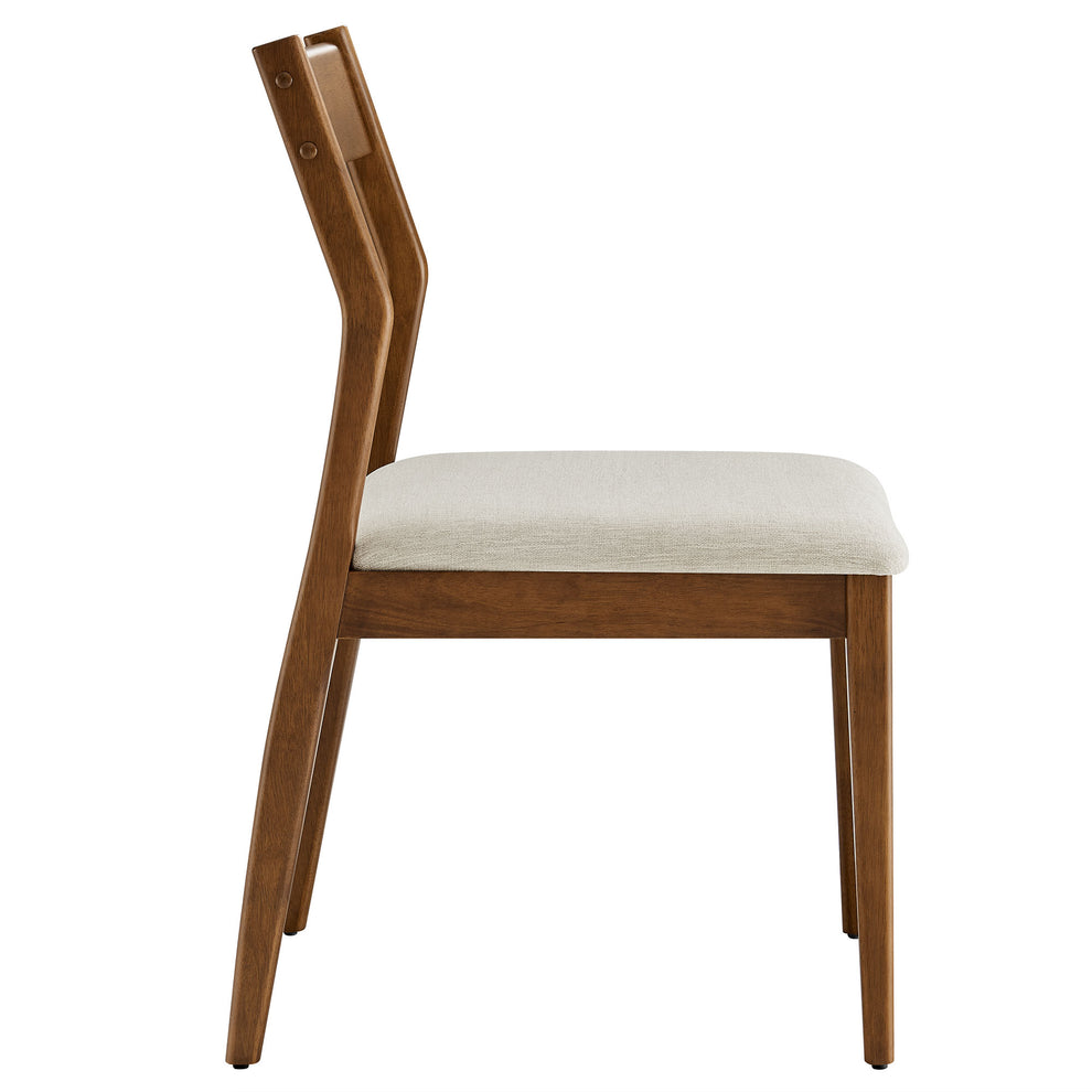 Solara Fabric Wood Dining Side Chairs Set of 2 by Modway | Dining Chairs | Modishstore - 13