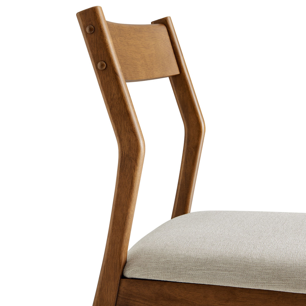 Solara Fabric Wood Dining Side Chairs Set of 2 by Modway | Dining Chairs | Modishstore - 16