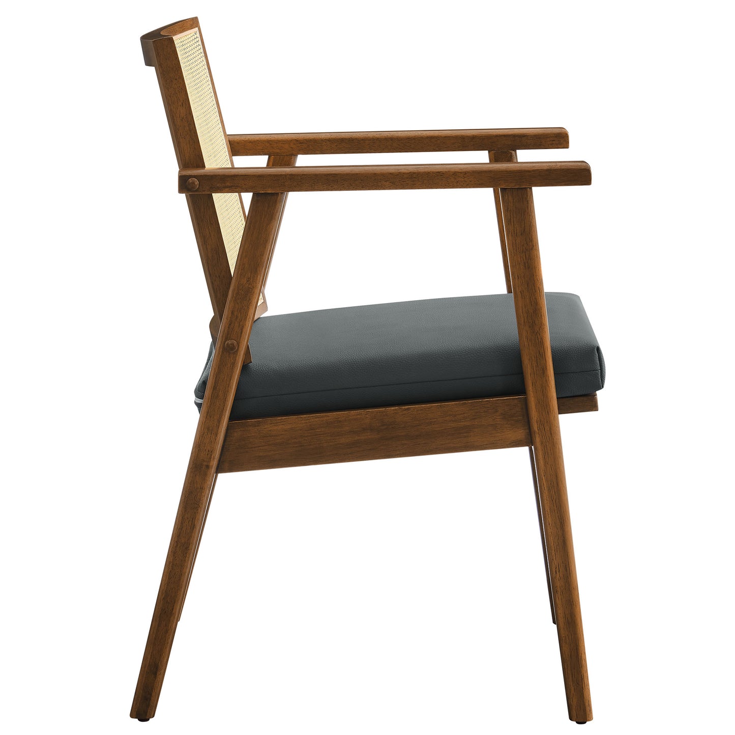 Thera Vegan Leather and Cane Accent Armchairs Set of 2 by Modway | Sofa Set | Modishstore - 4