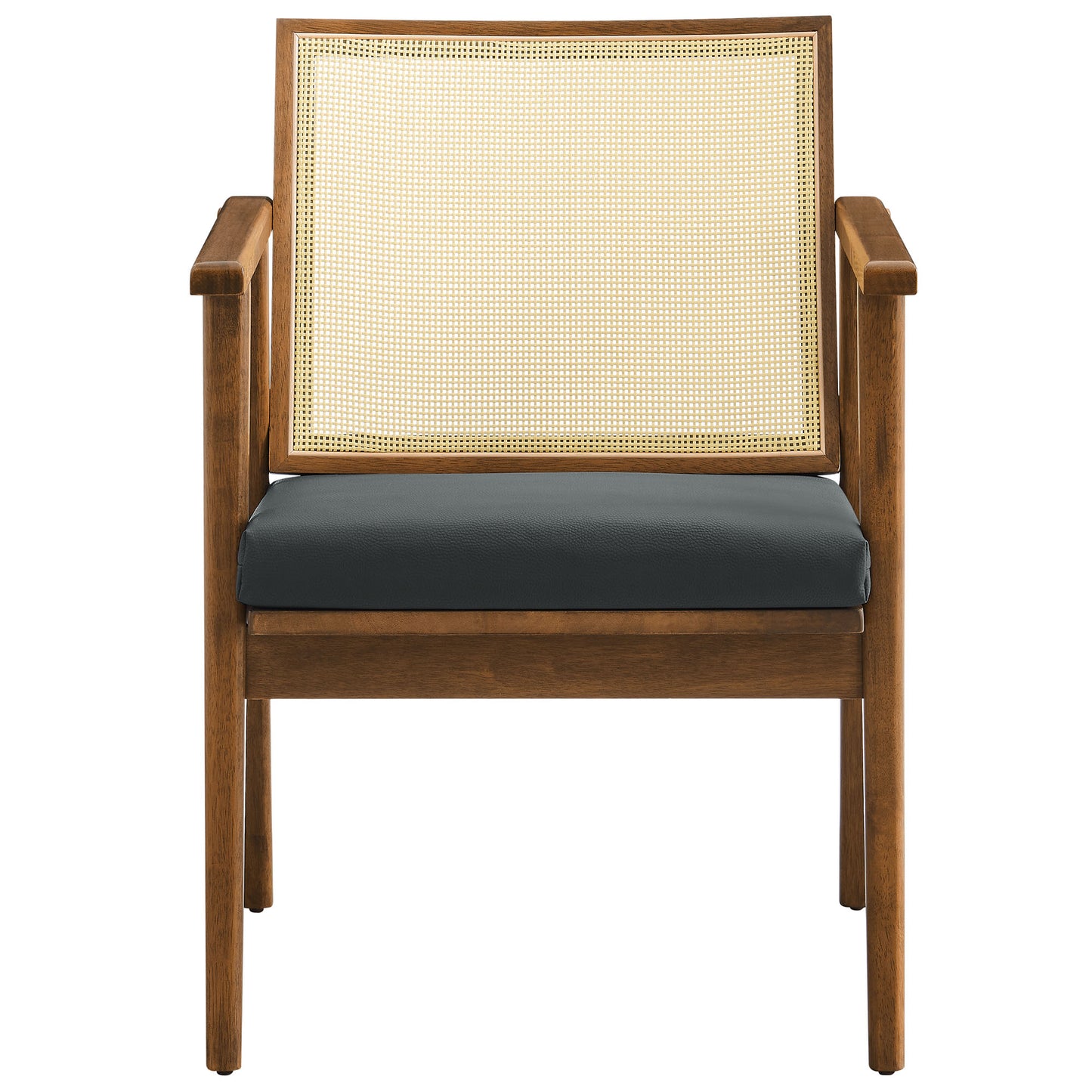 Thera Vegan Leather and Cane Accent Armchairs Set of 2 by Modway | Sofa Set | Modishstore - 6