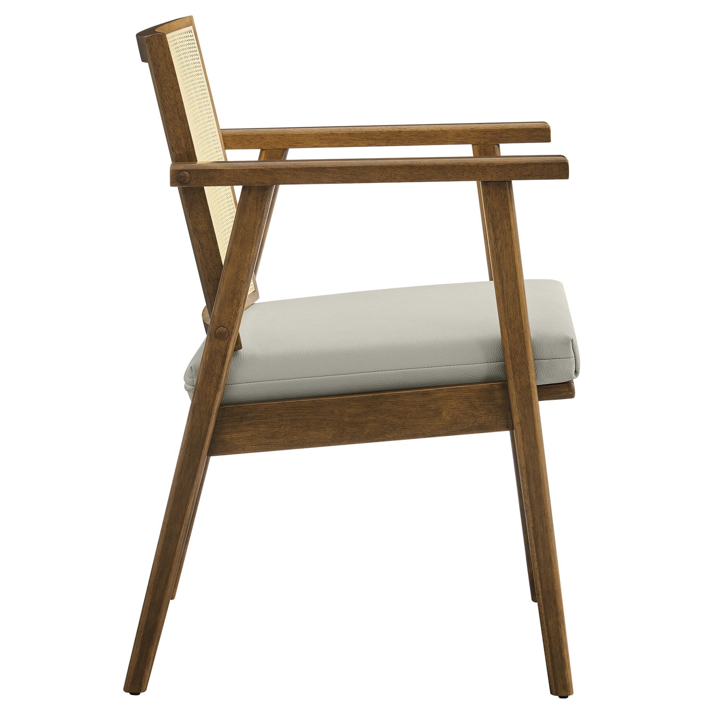 Thera Vegan Leather and Cane Accent Armchairs Set of 2 by Modway | Sofa Set | Modishstore - 13