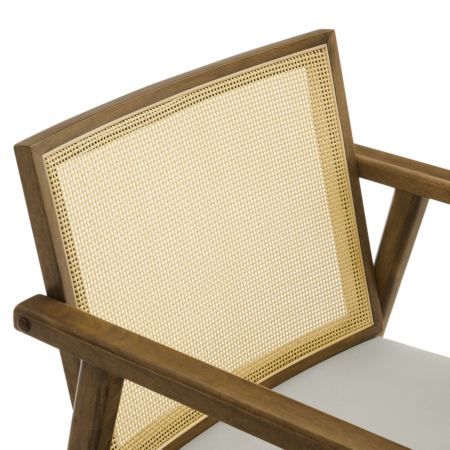 Thera Vegan Leather and Cane Accent Armchairs Set of 2 by Modway | Sofa Set | Modishstore - 16