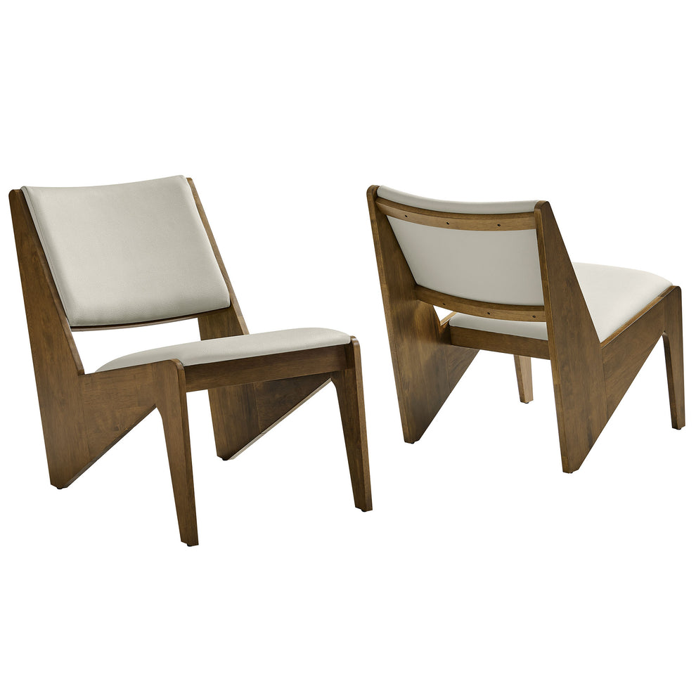Rylina Vegan Leather Accent Chairs Set of 2 by Modway | Accent Chairs | Modishstore - 11