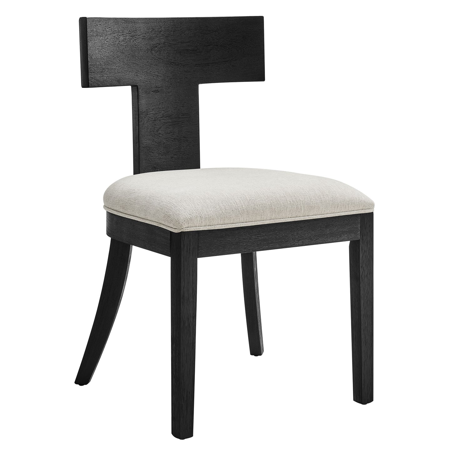 Peregrine Wood and Fabric Upholstered Dining Chairs Set of 2 by Modway | Dining Chairs | Modishstore - 3