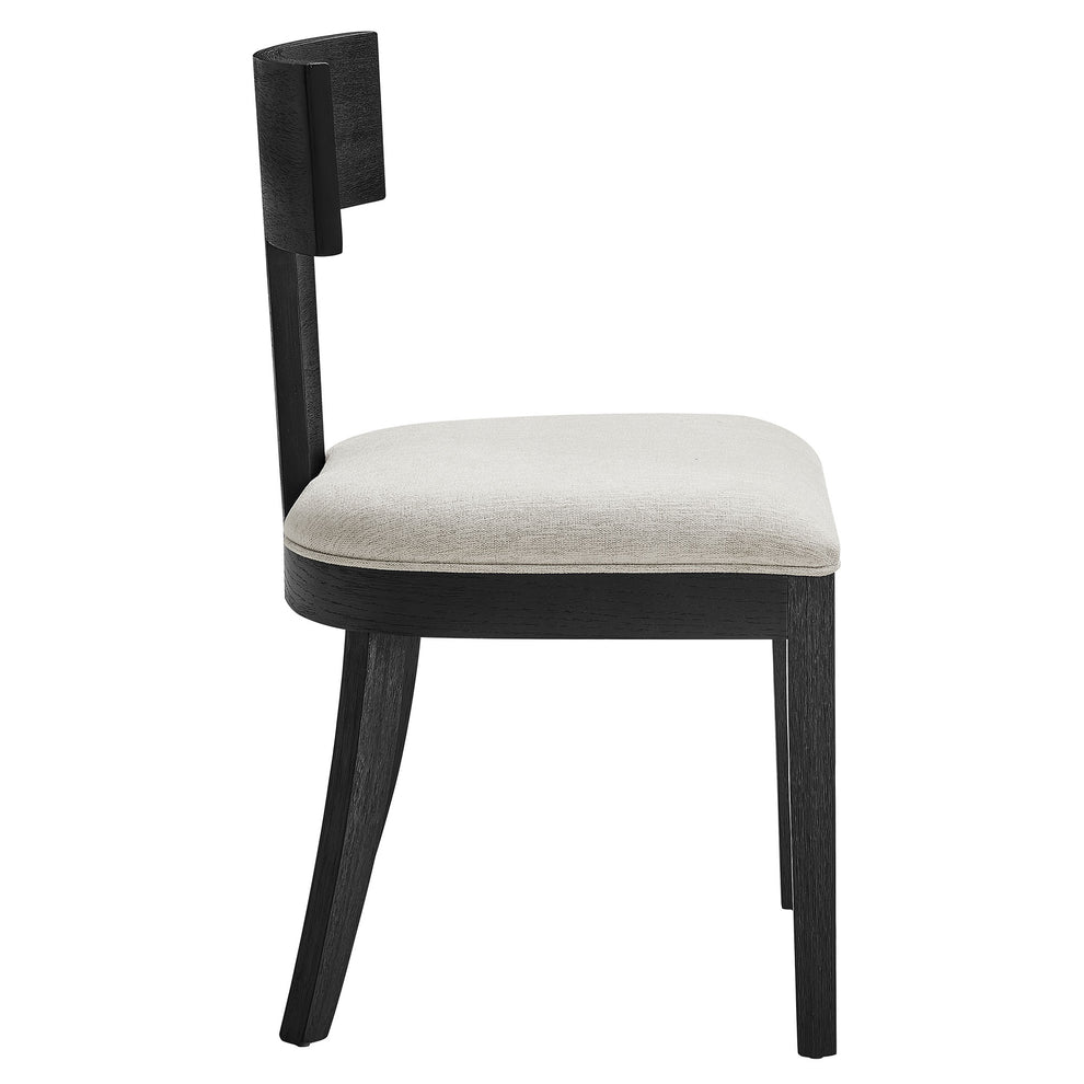 Peregrine Wood and Fabric Upholstered Dining Chairs Set of 2 by Modway | Dining Chairs | Modishstore - 4