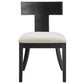Peregrine Wood and Fabric Upholstered Dining Chairs Set of 2 by Modway | Dining Chairs | Modishstore - 6