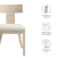 Peregrine Wood and Fabric Upholstered Dining Chairs Set of 2 by Modway | Dining Chairs | Modishstore - 19
