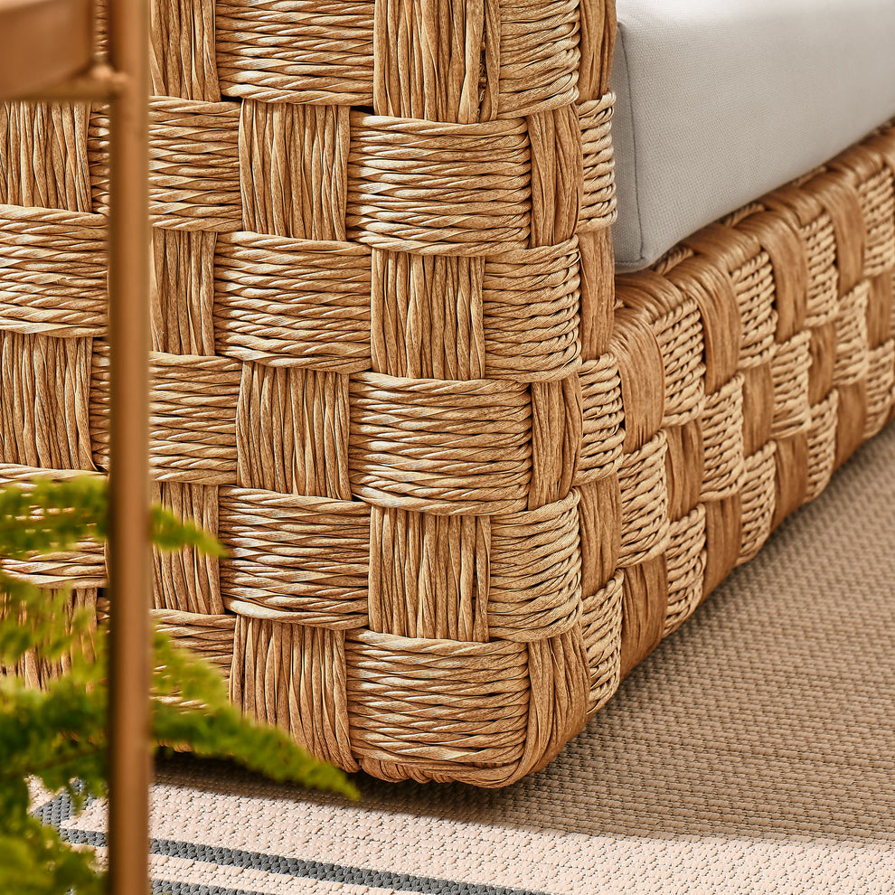 Thames Outdoor Patio Wicker Outdoor Patio Rattan Loveseat by Modway | Loveseats | Modishstore - 7