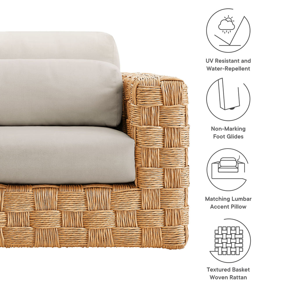 Thames Outdoor Patio Wicker Outdoor Patio Rattan Armchair by Modway | Armchairs | Modishstore - 8