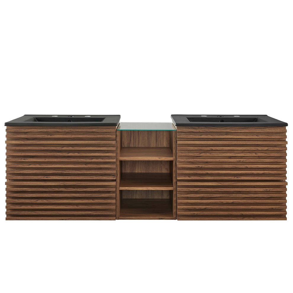 Render 62" Wall-Mount Double Sink Bathroom Vanity by Modway | Bathroom Accessories | Modishstore - 4