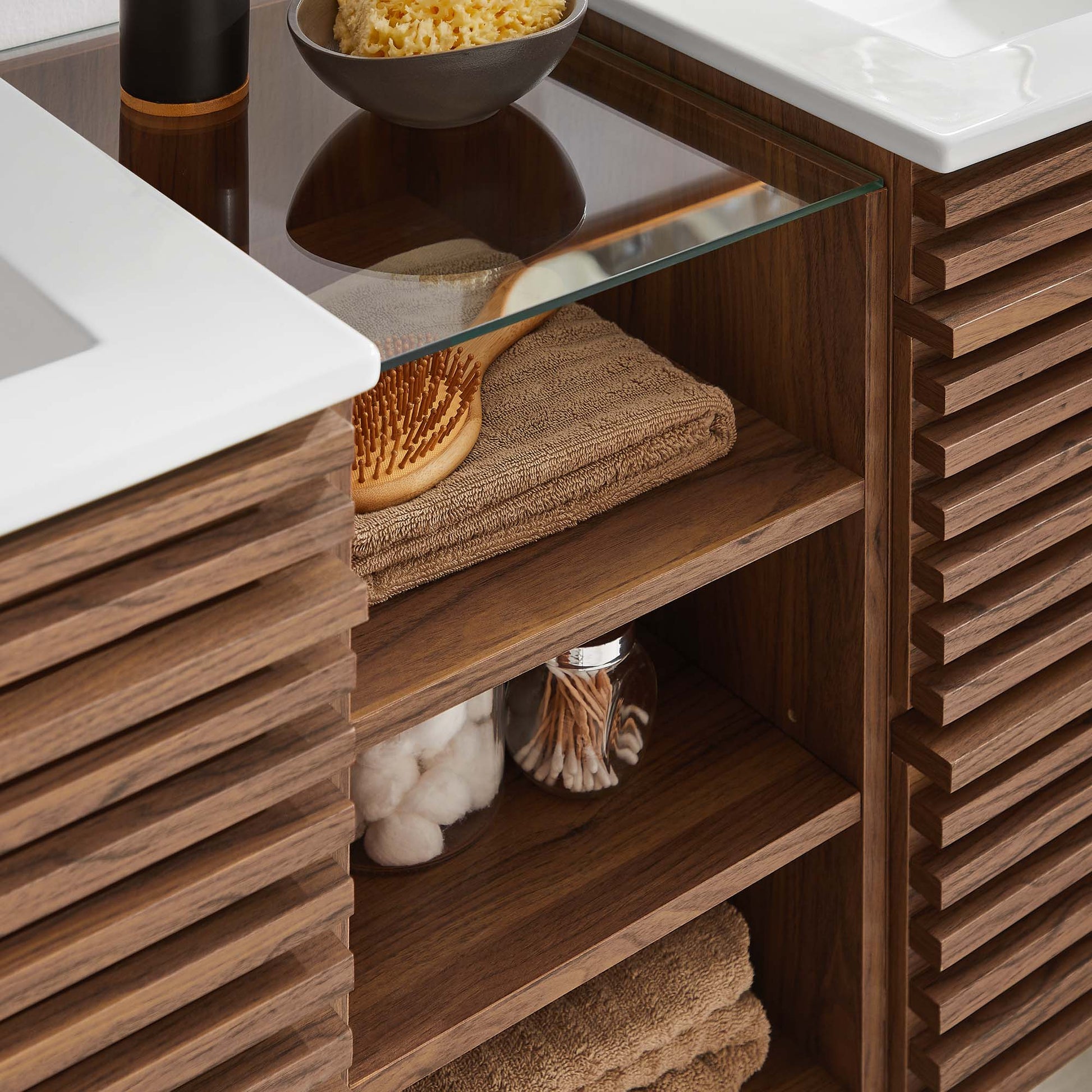 Render 62" Wall-Mount Double Sink Bathroom Vanity by Modway | Bathroom Accessories | Modishstore - 13