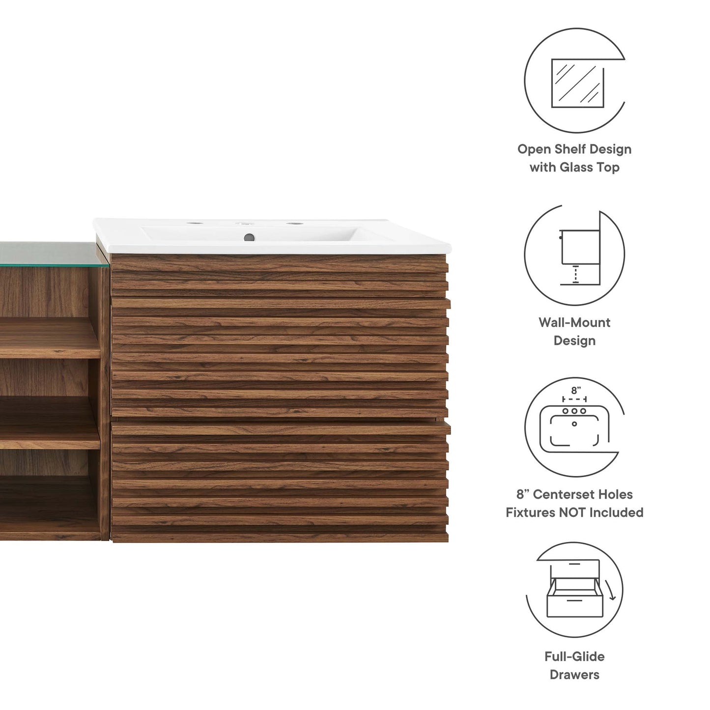 Render 62" Wall-Mount Double Sink Bathroom Vanity by Modway | Bathroom Accessories | Modishstore - 22
