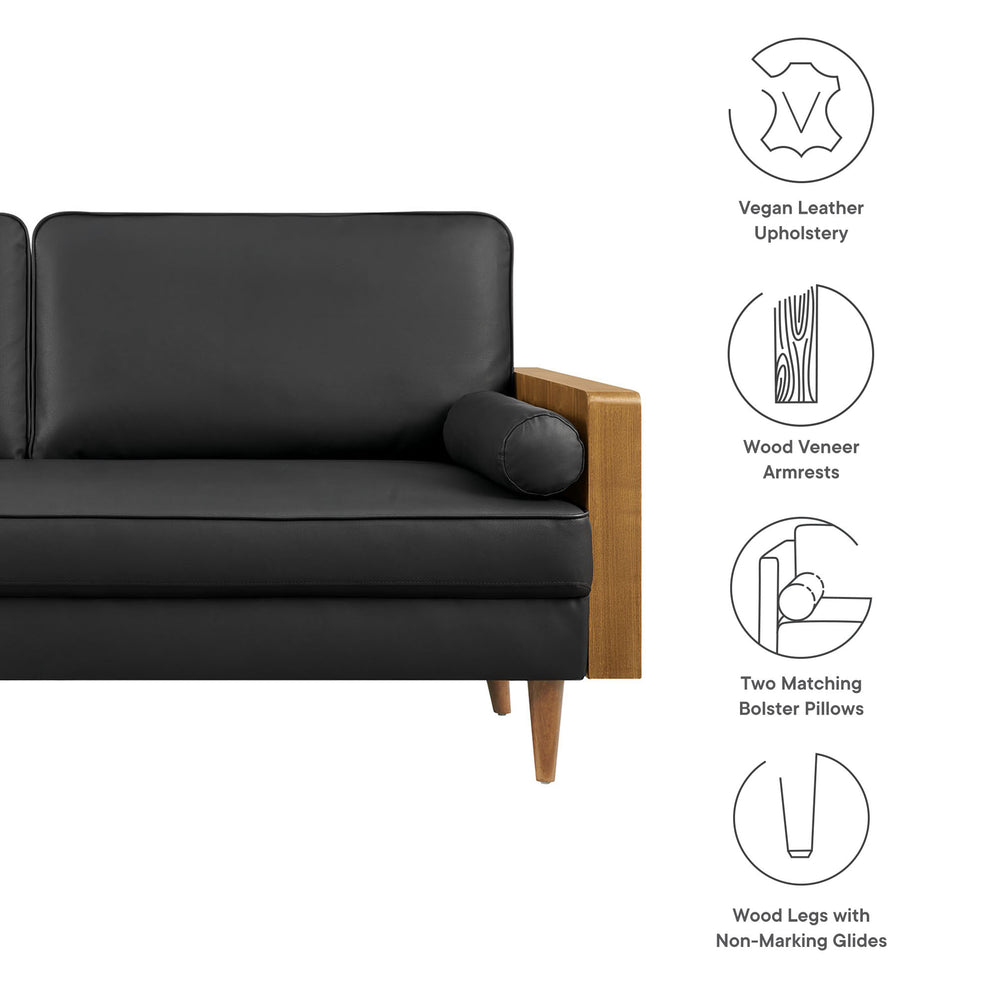 Kellan Vegan Leather Sofa by Modway | Sofas | Modishstore - 8