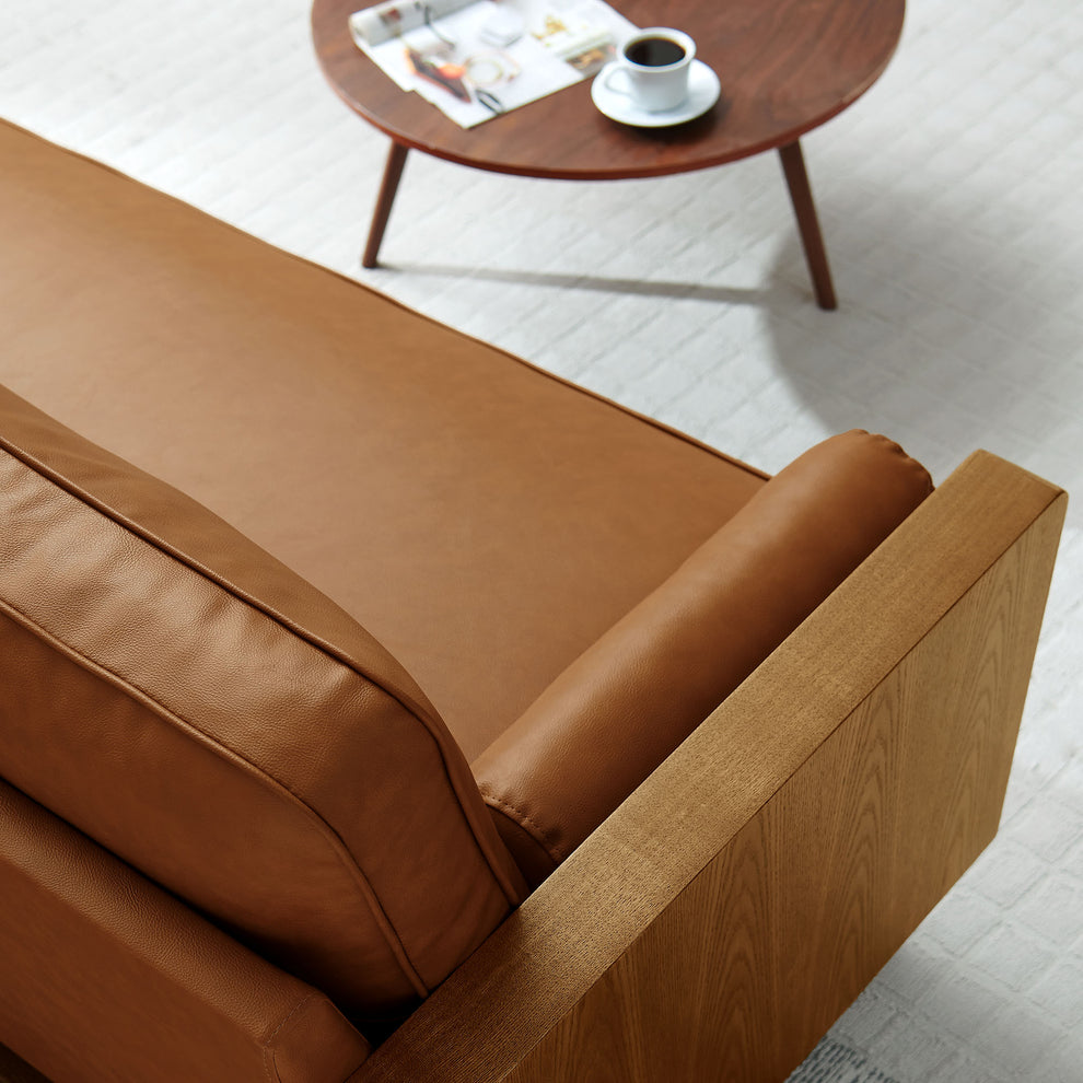 Kellan Vegan Leather Sofa by Modway | Sofas | Modishstore - 15