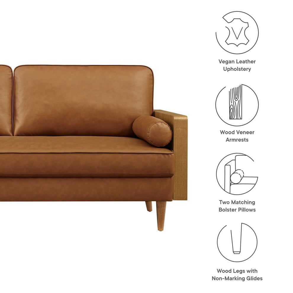 Kellan Vegan Leather Sofa by Modway | Sofas | Modishstore - 17