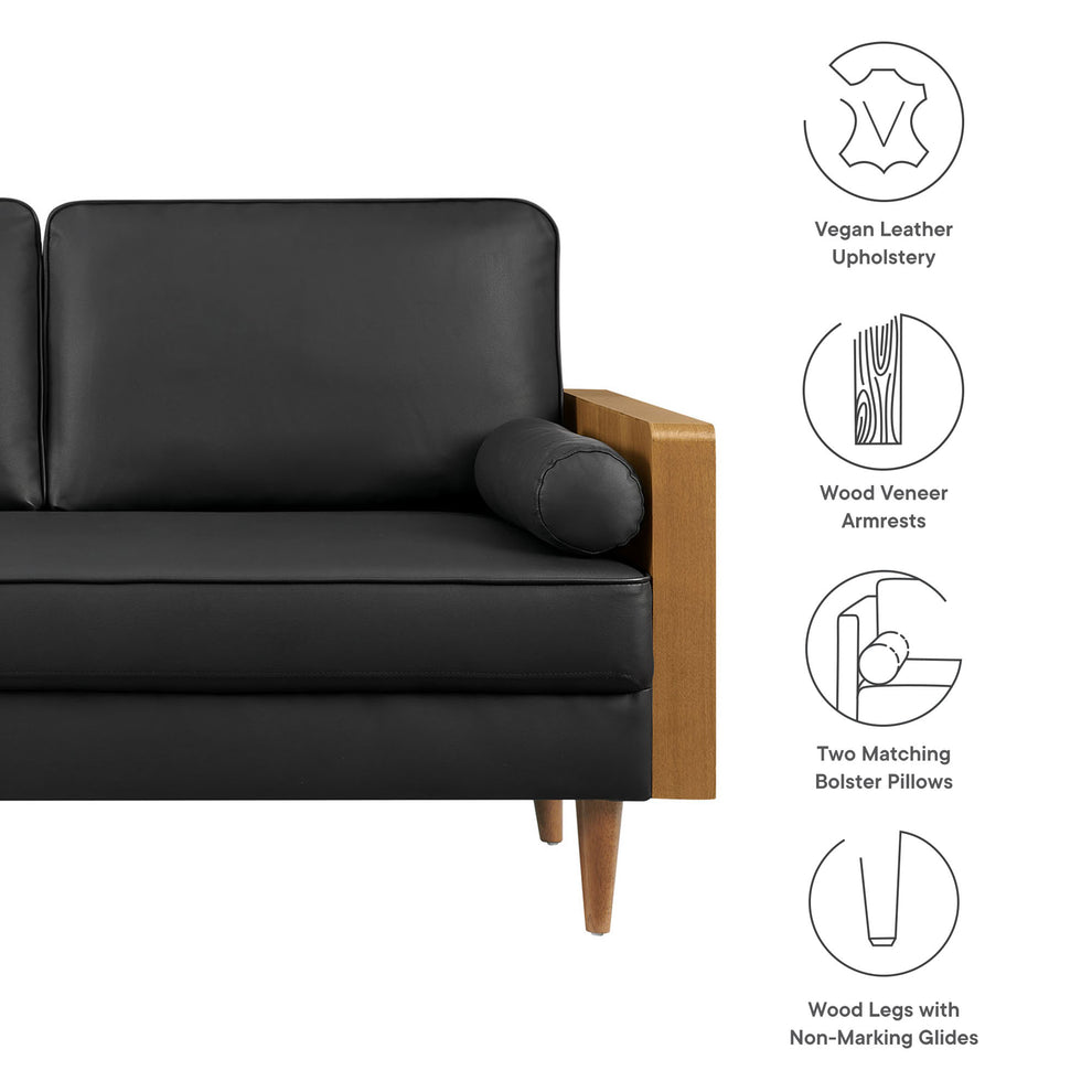Kellan Vegan Leather Loveseat by Modway | Loveseats | Modishstore - 8