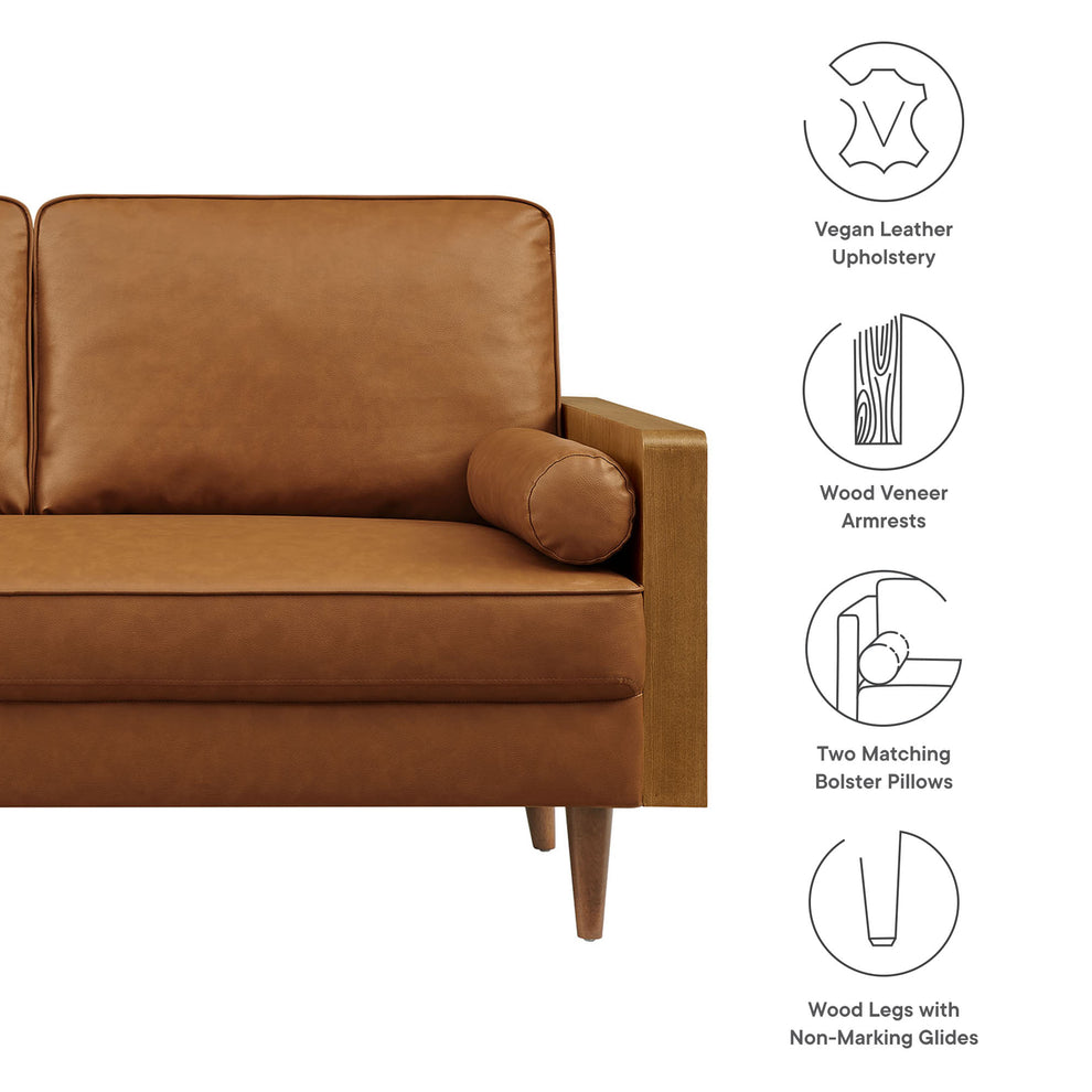 Kellan Vegan Leather Loveseat by Modway | Loveseats | Modishstore - 17