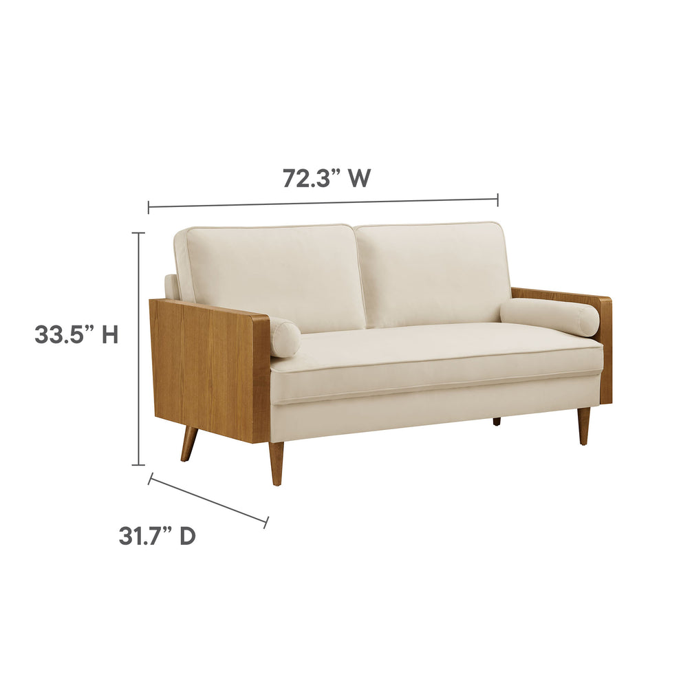 Kellan Performance Velvet Sofa by Modway | Sofas | Modishstore - 9