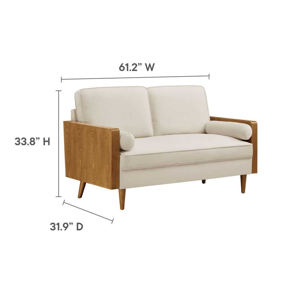 Kellan Performance Velvet Loveseat by Modway | Loveseats | Modishstore - 9