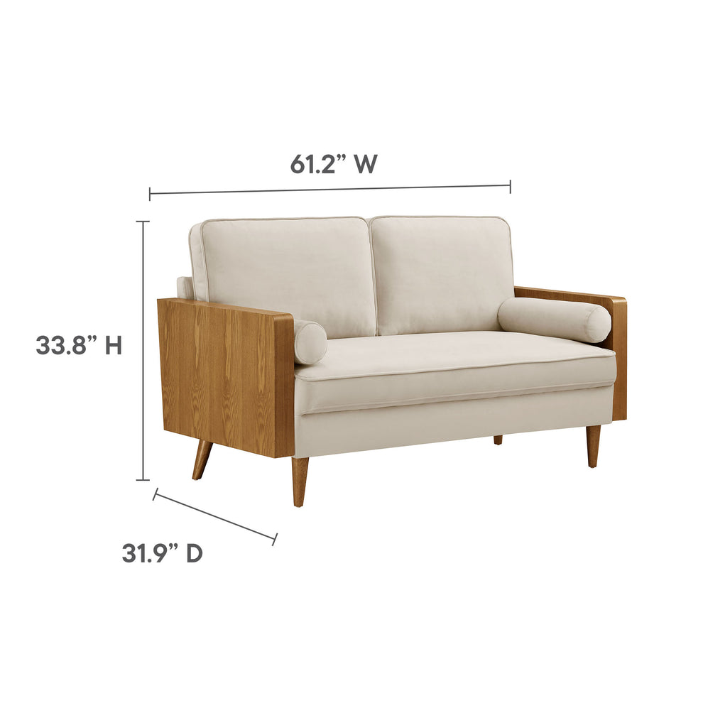 Kellan Performance Velvet Loveseat by Modway | Loveseats | Modishstore - 18
