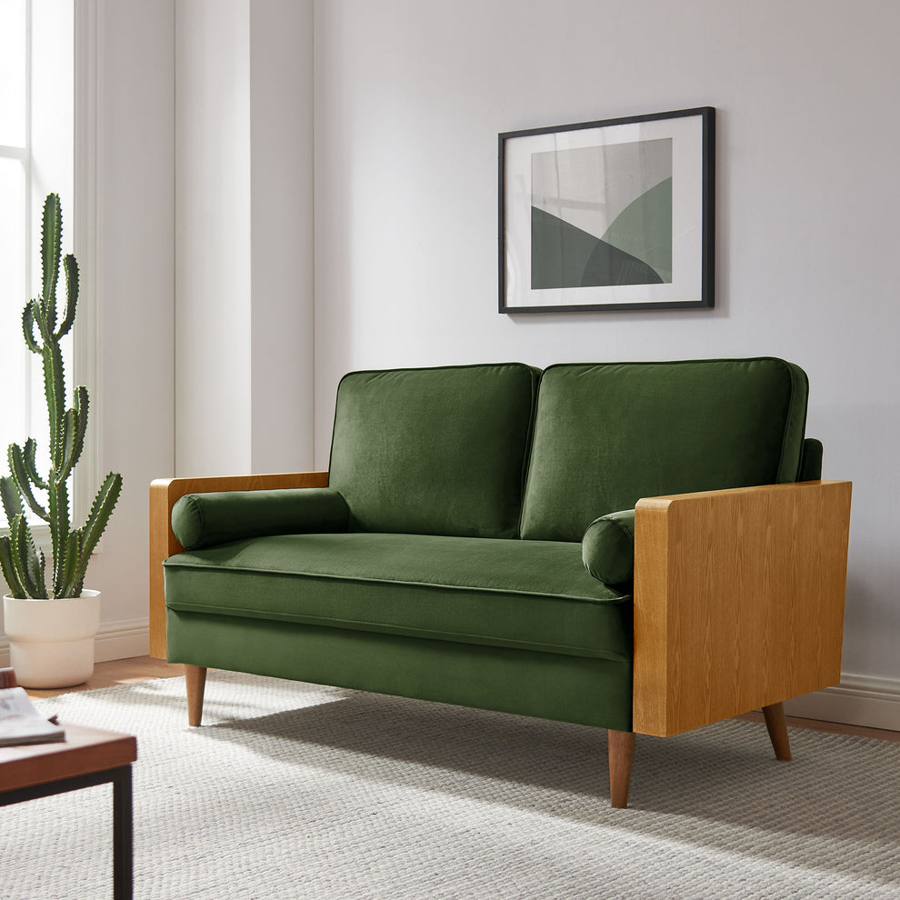 Kellan Performance Velvet Loveseat by Modway | Loveseats | Modishstore - 25