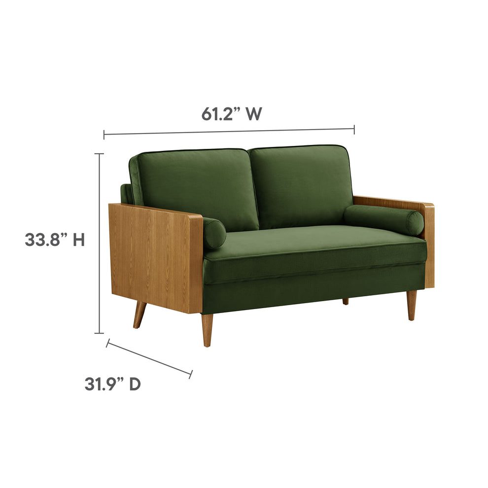 Kellan Performance Velvet Loveseat by Modway | Loveseats | Modishstore - 27