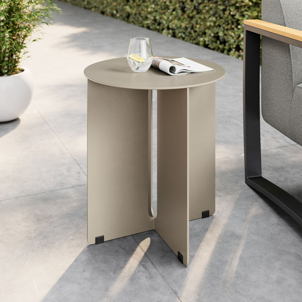 Tecton Outdoor Patio Aluminum Side Table by Modway | Side Tables | Modishstore - 12