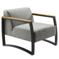 Sauve Outdoor Patio Aluminum and Fabric Armchair by Modway | Armchairs | Modishstore - 2