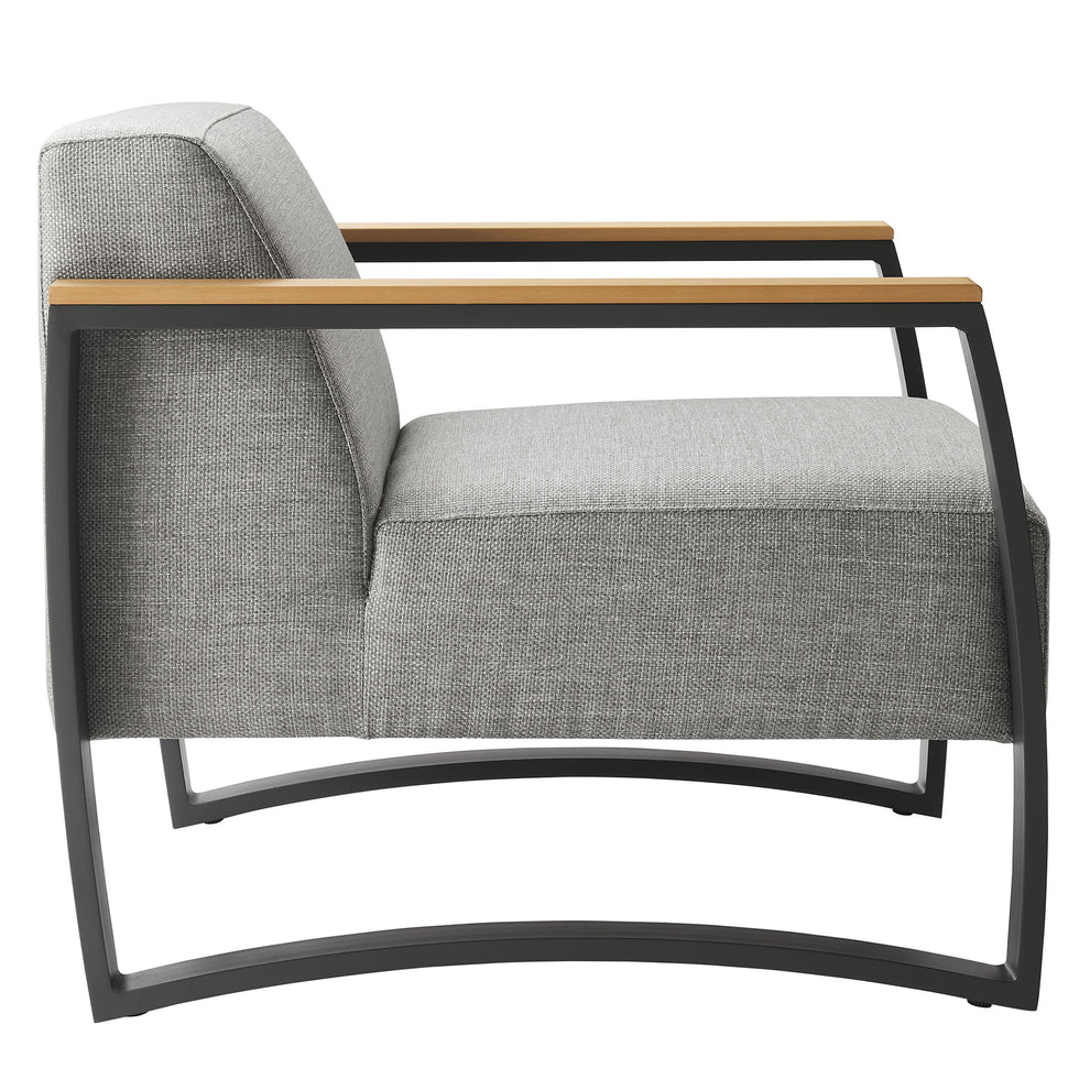 Sauve Outdoor Patio Aluminum and Fabric Armchair by Modway | Armchairs | Modishstore - 3