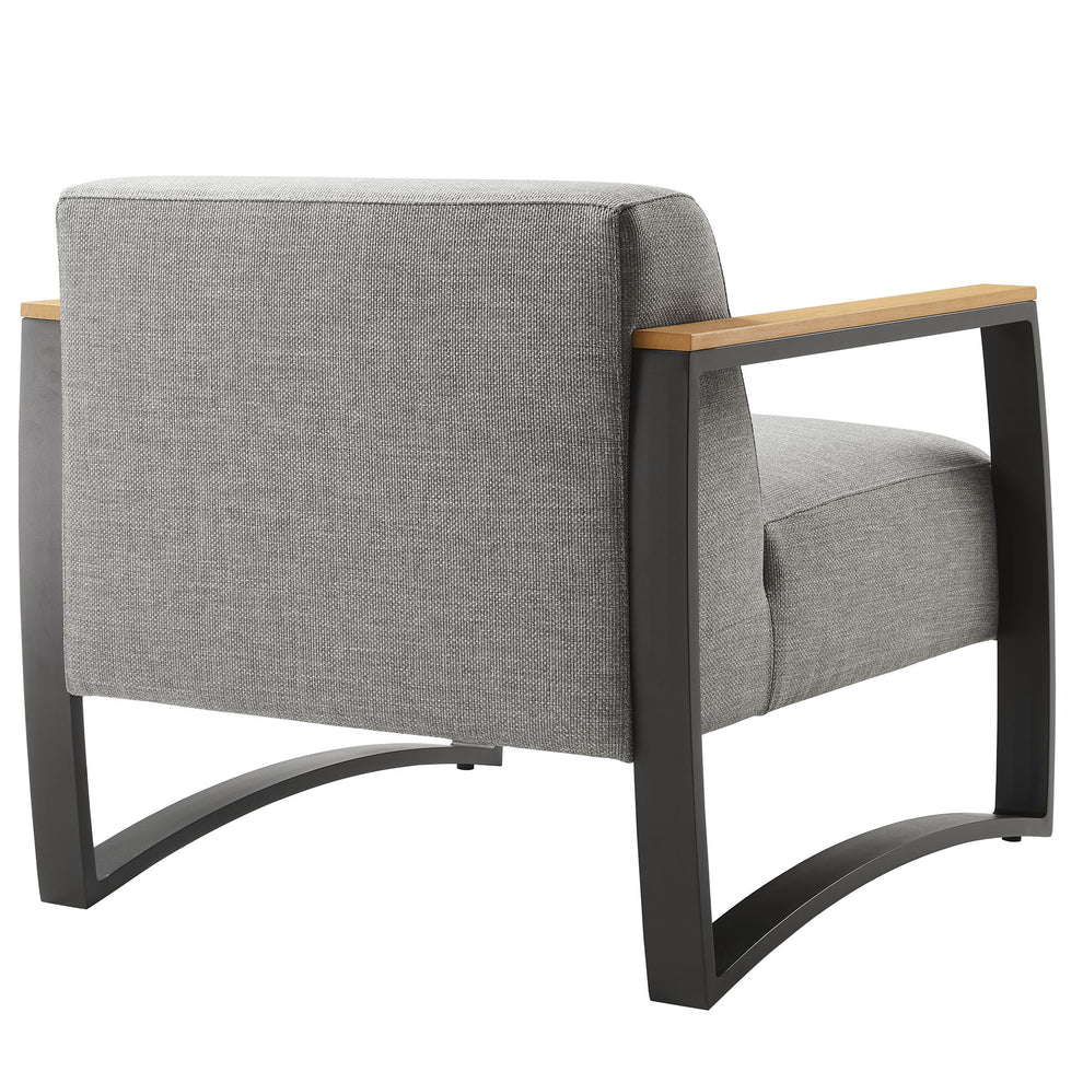 Sauve Outdoor Patio Aluminum and Fabric Armchair by Modway | Armchairs | Modishstore - 4