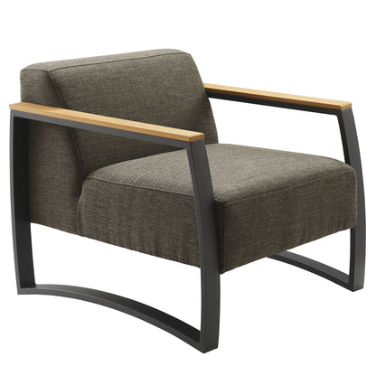 Sauve Outdoor Patio Aluminum and Fabric Armchair by Modway | Armchairs | Modishstore - 10
